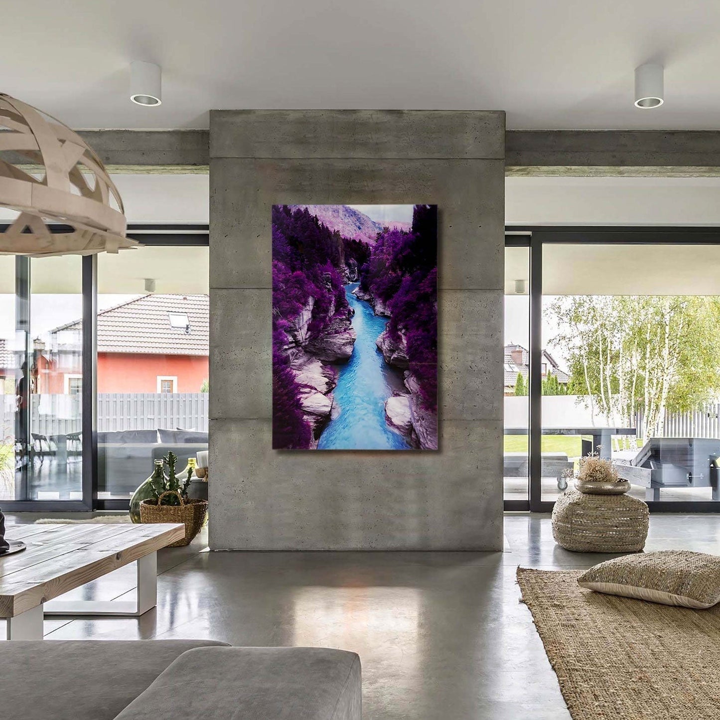 PURPLE Guadalupe River Wall Art Print TG
