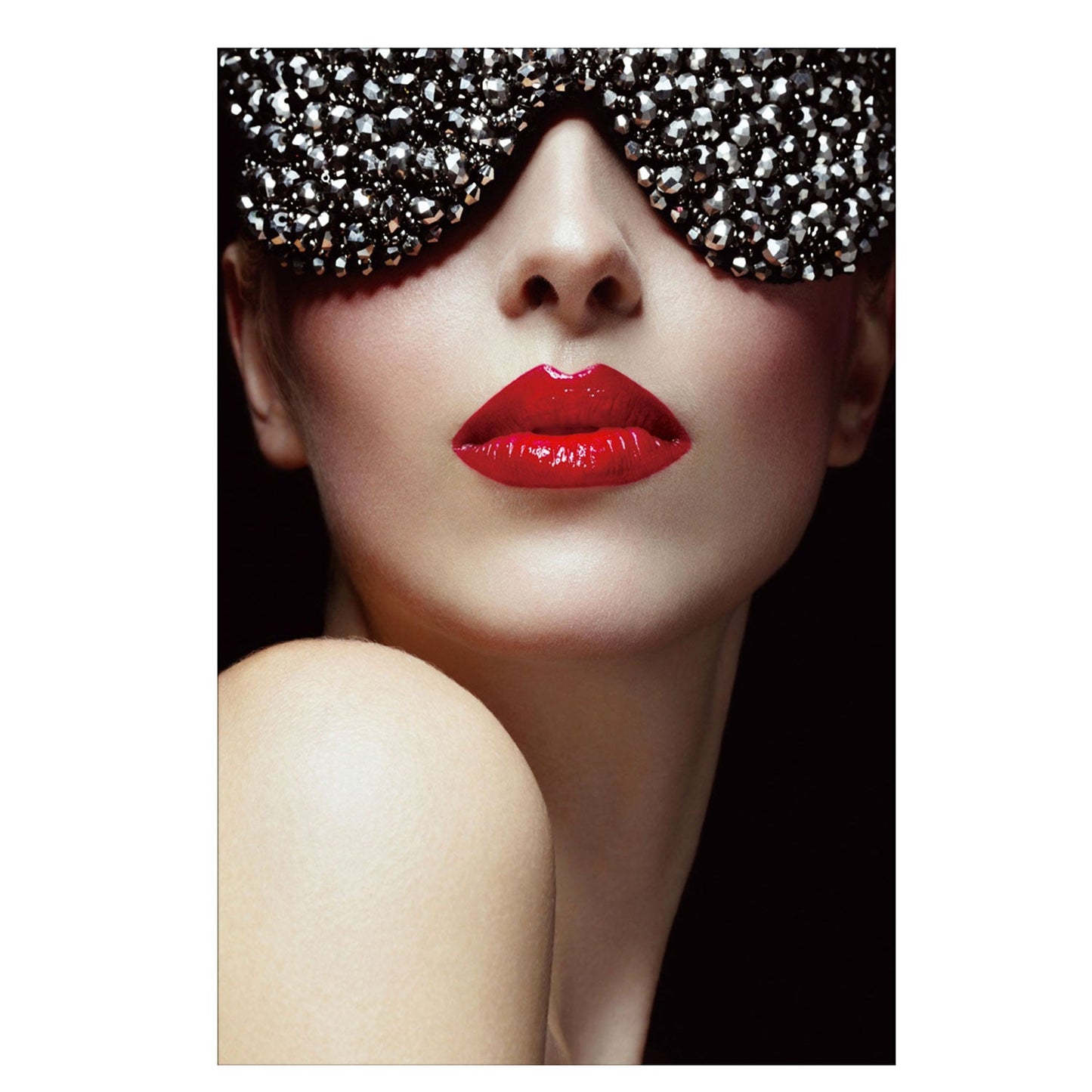 SU-71189 VYLON Glamorous Lady Tempered Glass Print