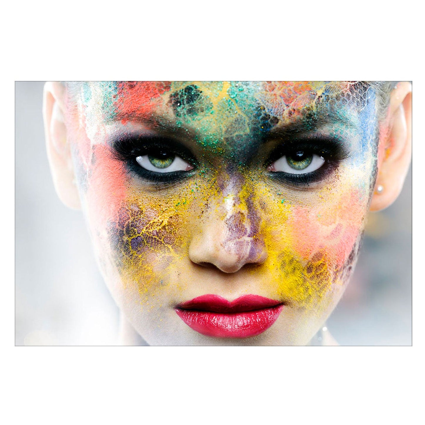 SU-72427 CYRIX Face Paint Tempered Glass Print