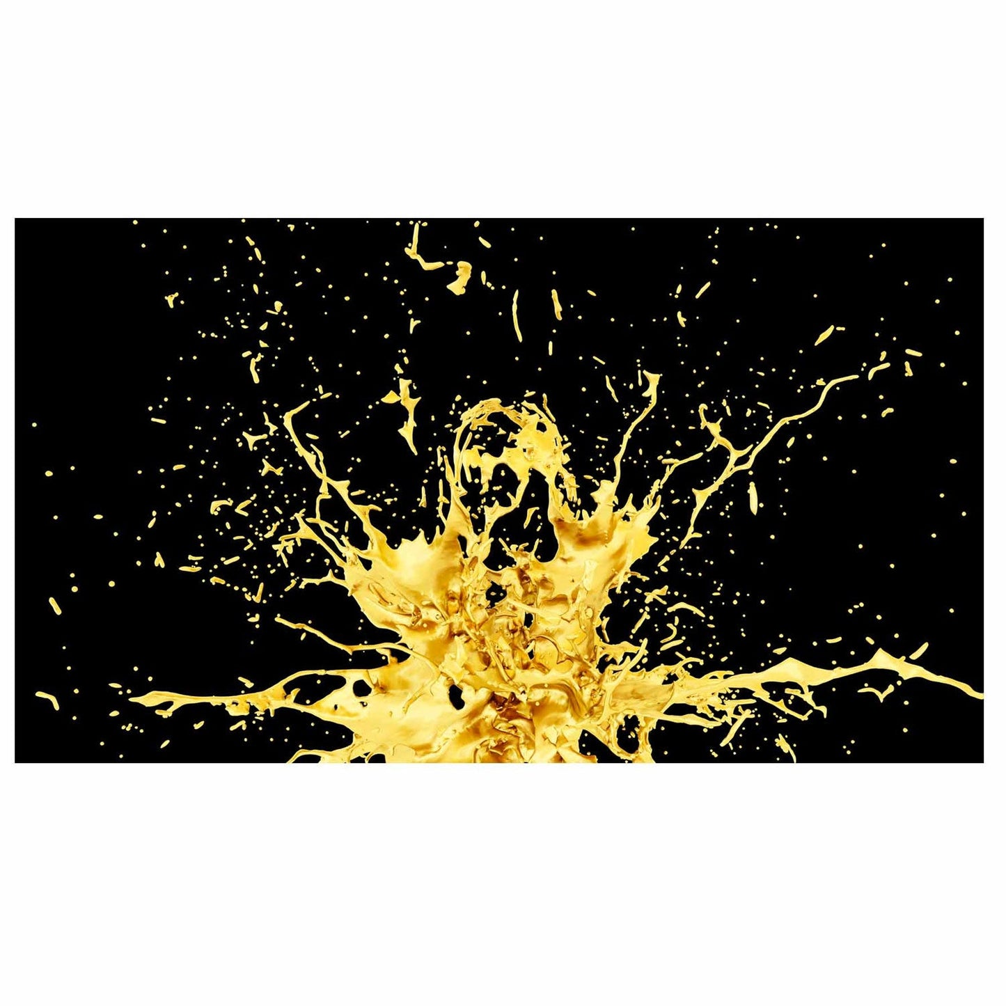 SU-82006 BRILO Yellow Splash Tempered Glass Print
