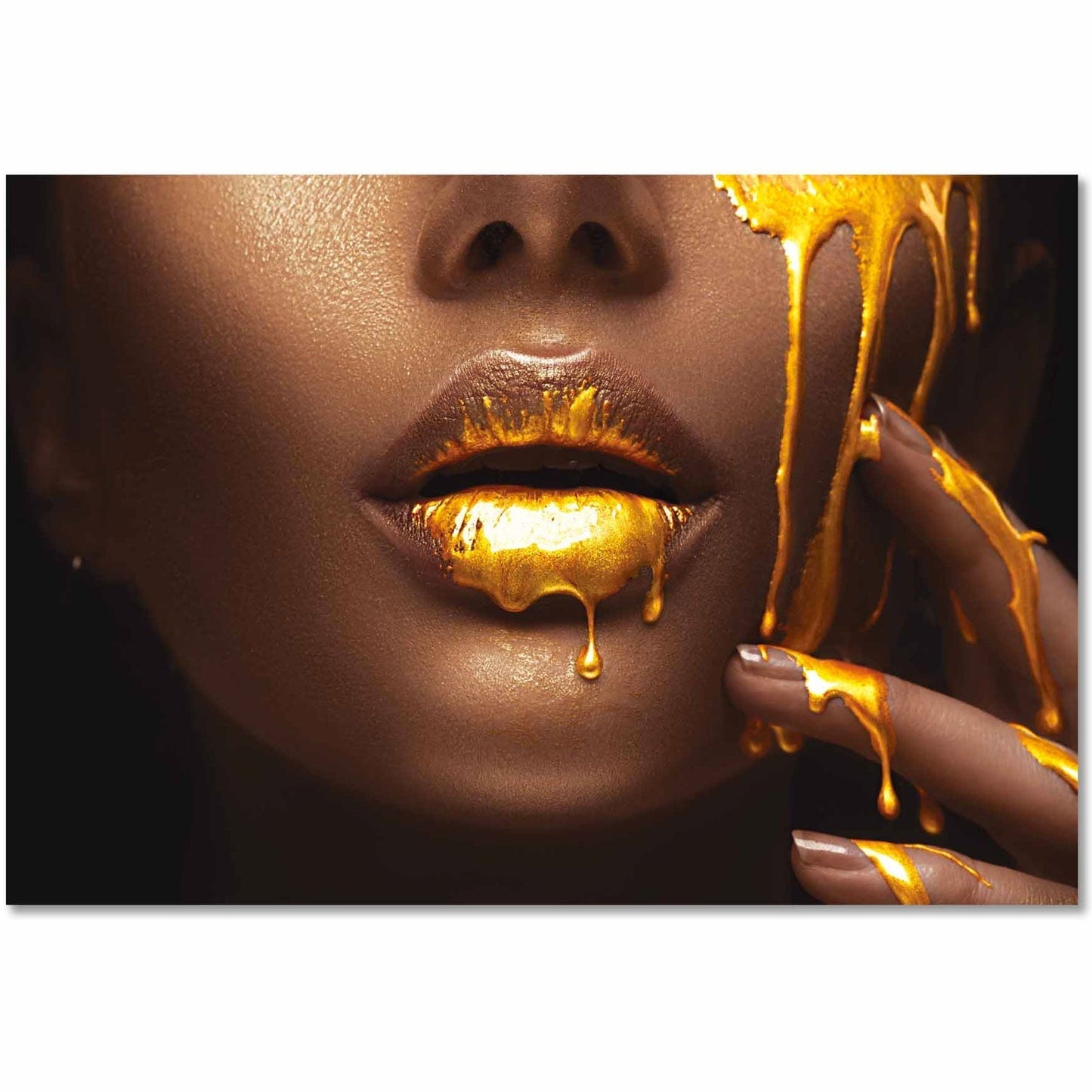 LUXE Golden Goddess Modern Wall Art TG