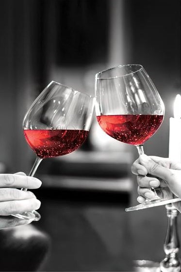 SULC-67 BACCHUS Red Wine Glasses Modern Acrylic Wall Art