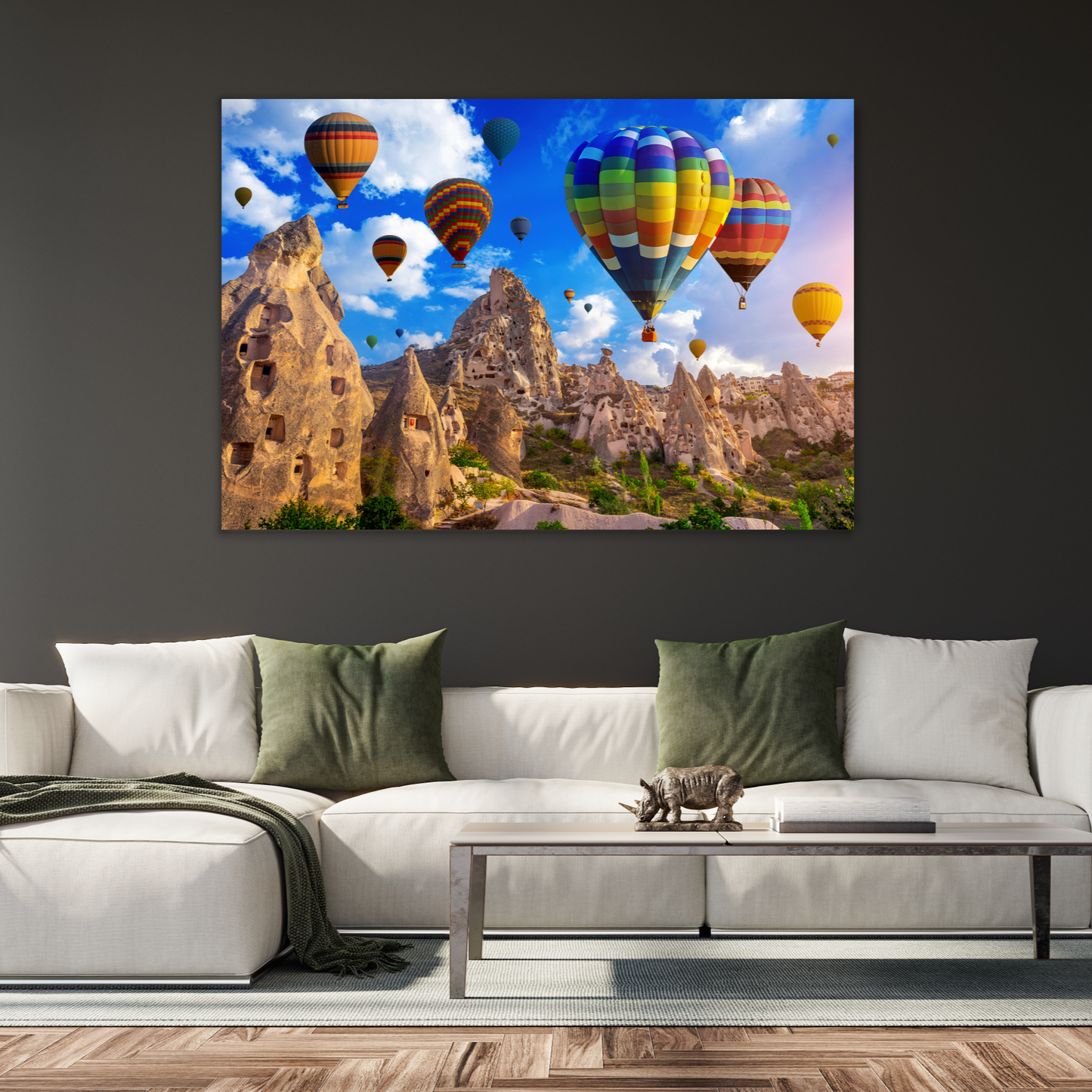 NC-55 CAPPADOCIA Hot Air Balloon Modern Acrylic Wall Art