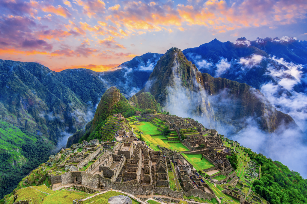 NC-57 INCA Landscape Terraces Modern Acrylic Wall Art