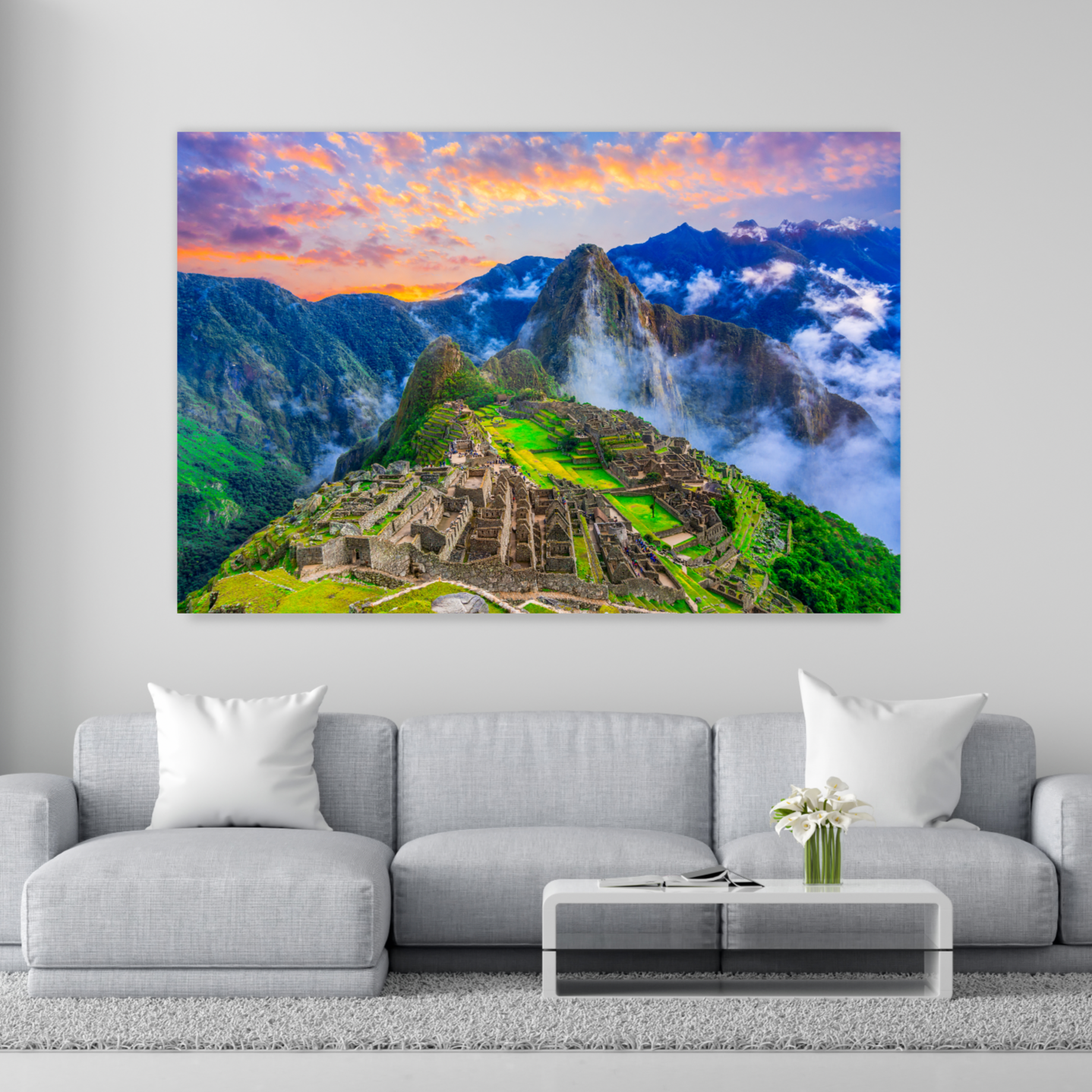 NC-57 INCA Landscape Terraces Modern Wall Art TG