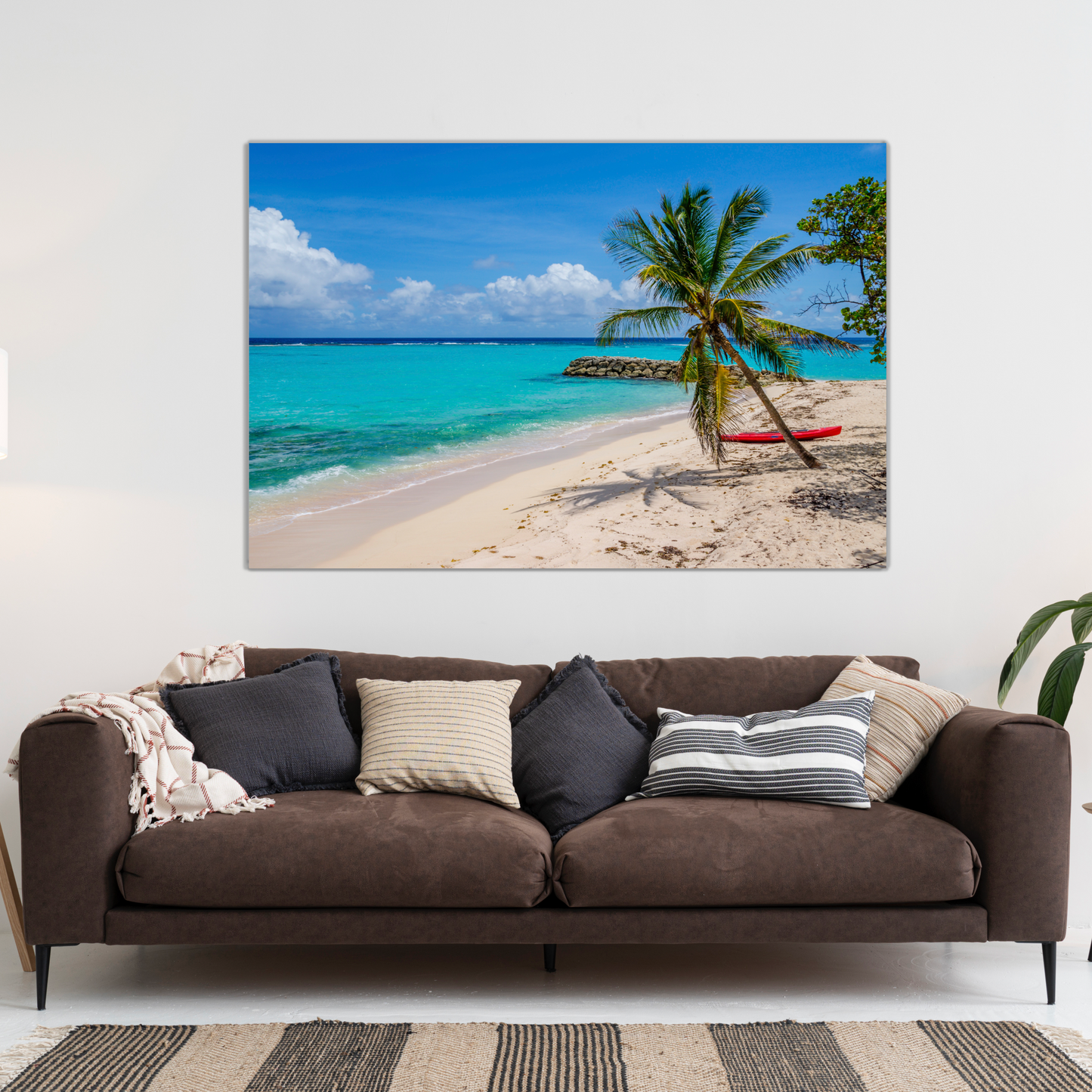 NC-04 OCEAN Tropical Beach Modern Wall Art