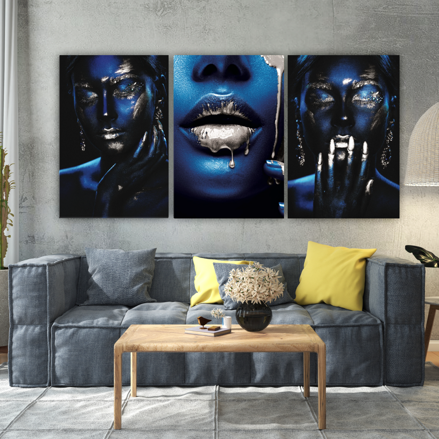 SULC-171819 STARLIT Sparkling Beauty Gold or Silver Accents Modern Tempered Glass Art