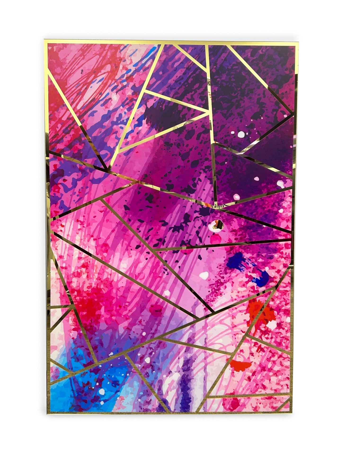 PALC-45 JUNO Gold Radiant Design Acrylic Mirror Prints