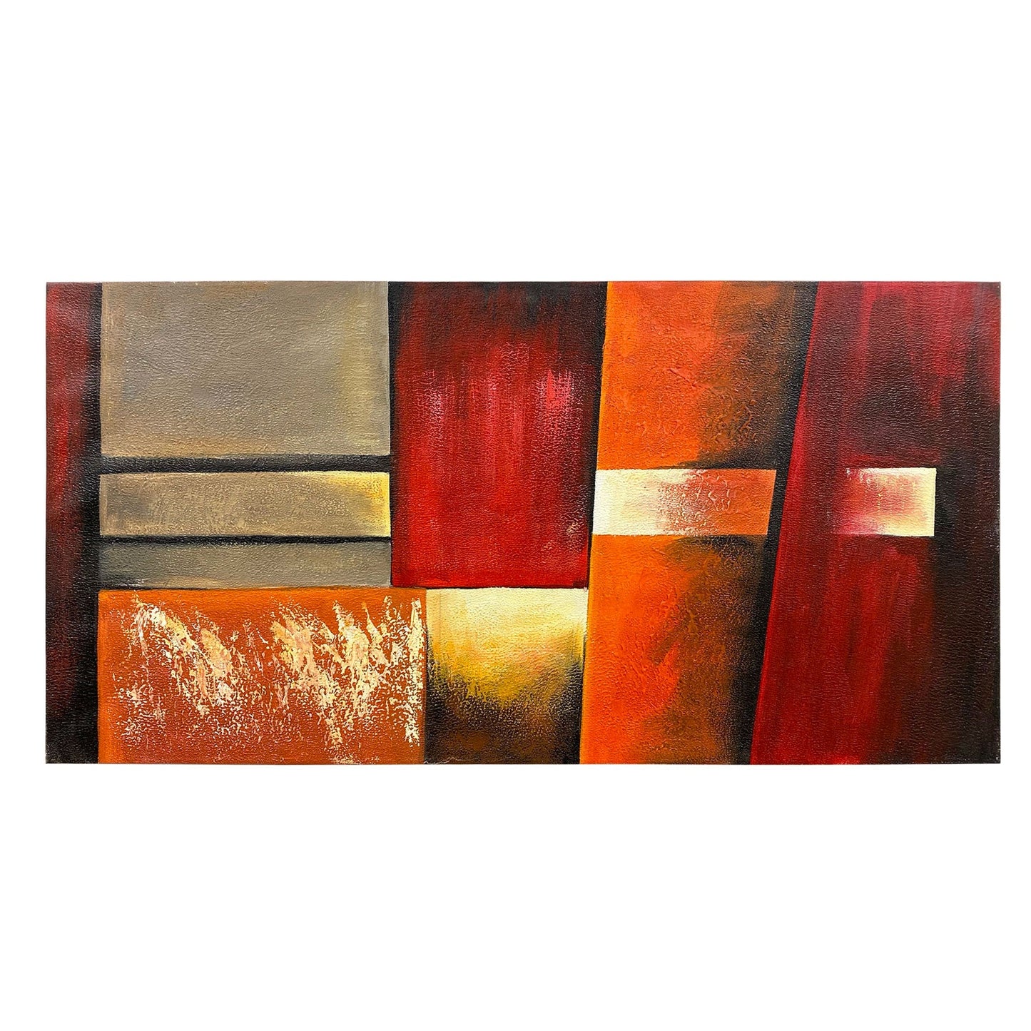 ZJ-181 FIRE RED Oil Painting