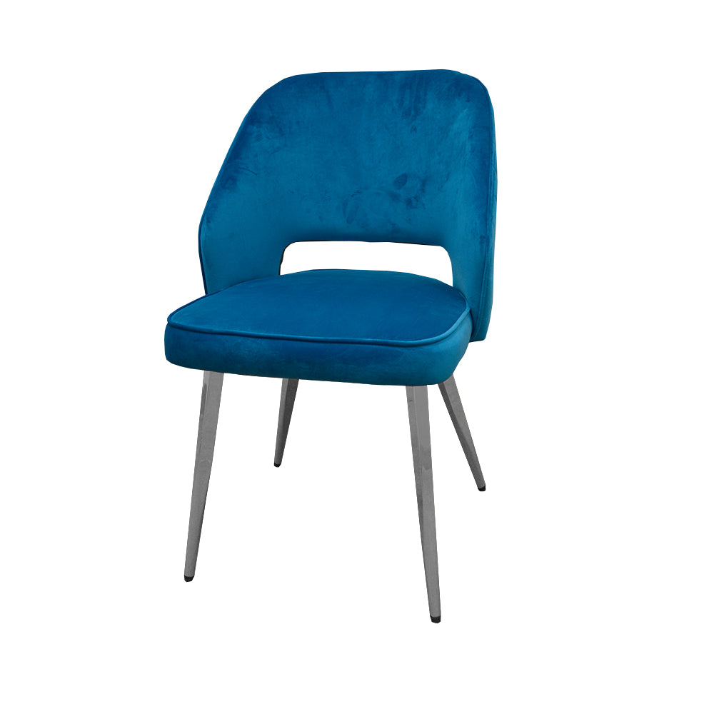 C-621 BLUE Velvet Dining Chair