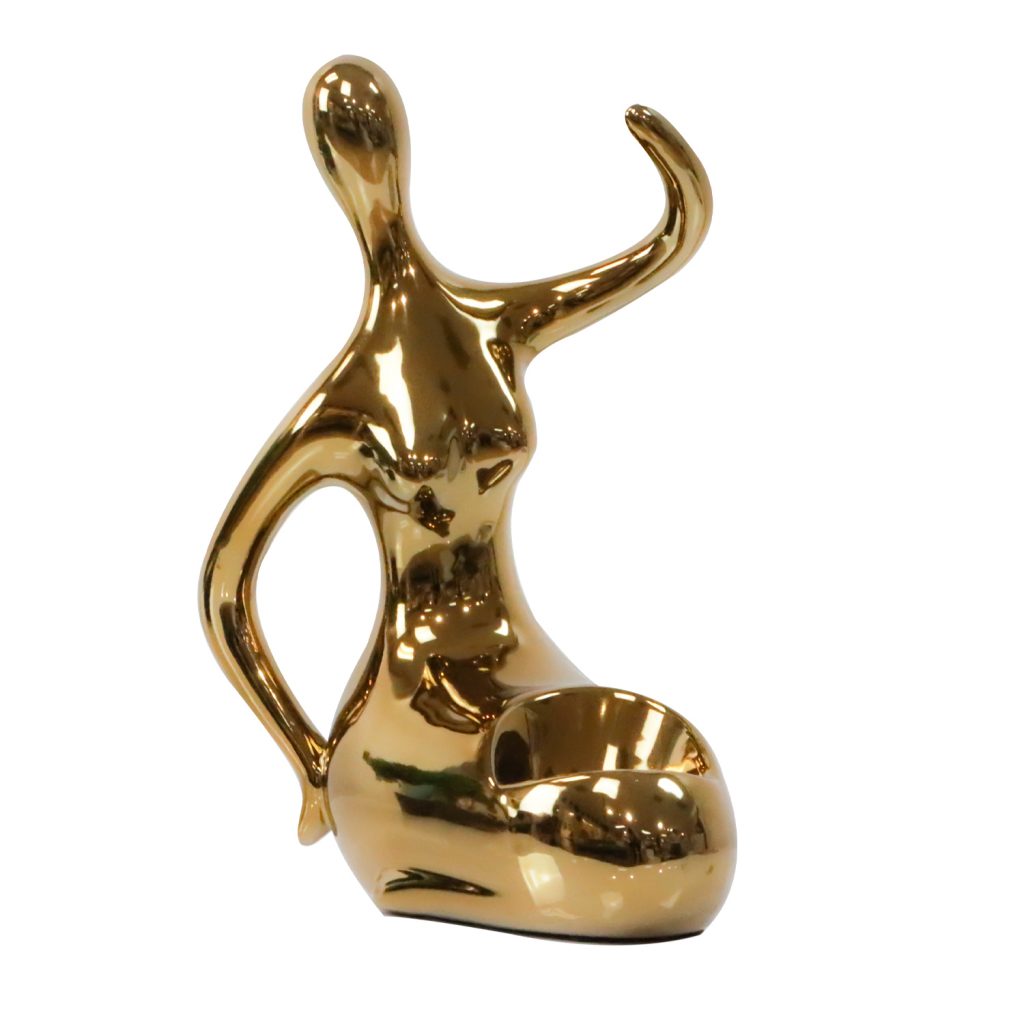 G772 JUNO Gold Silhouette Wine Holder
