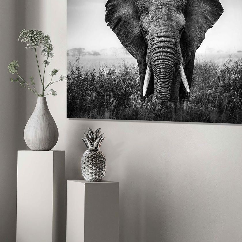 PINEAPPLE Ceramic Silver Home Decor