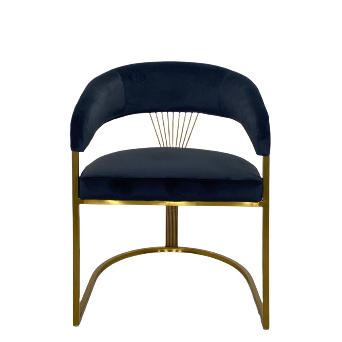 SC-406 PERLA Black Velvet Dining Chair