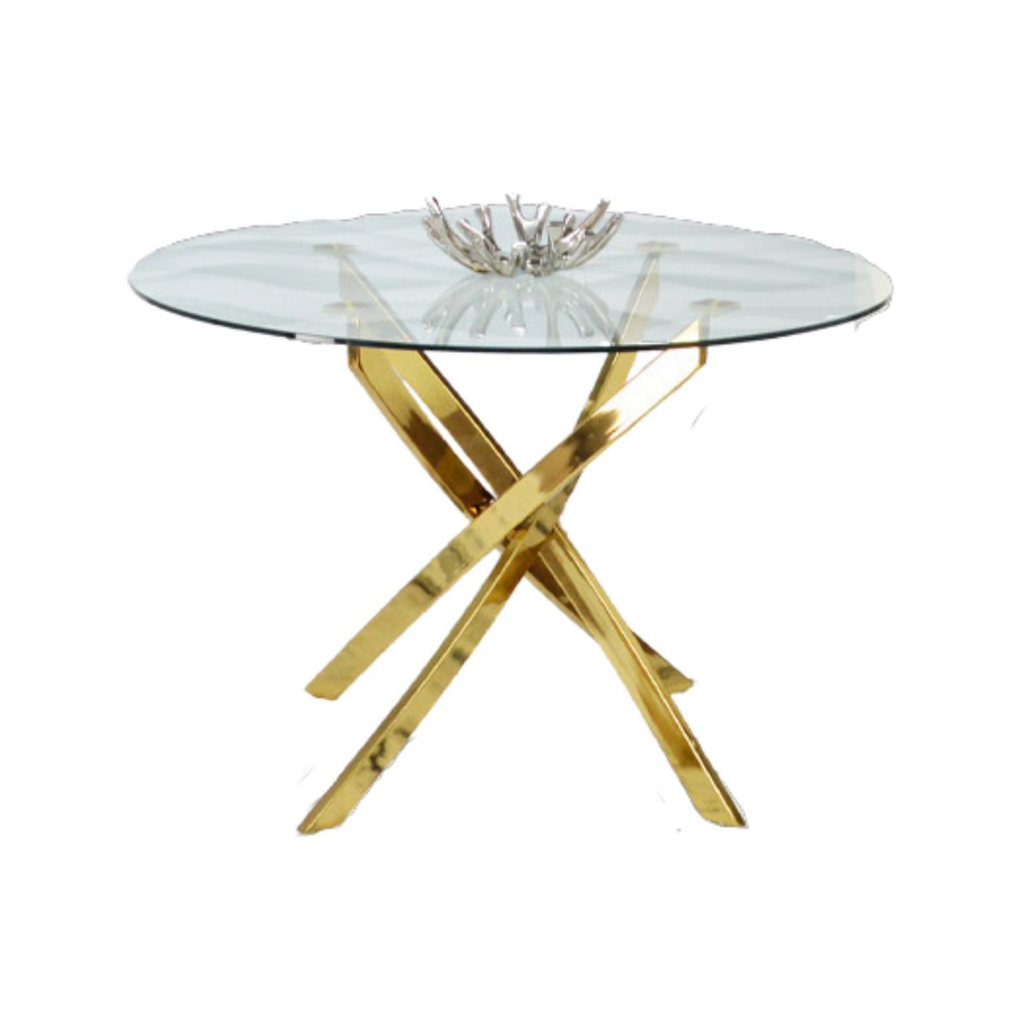 T-472 LONDON Gold Round Table