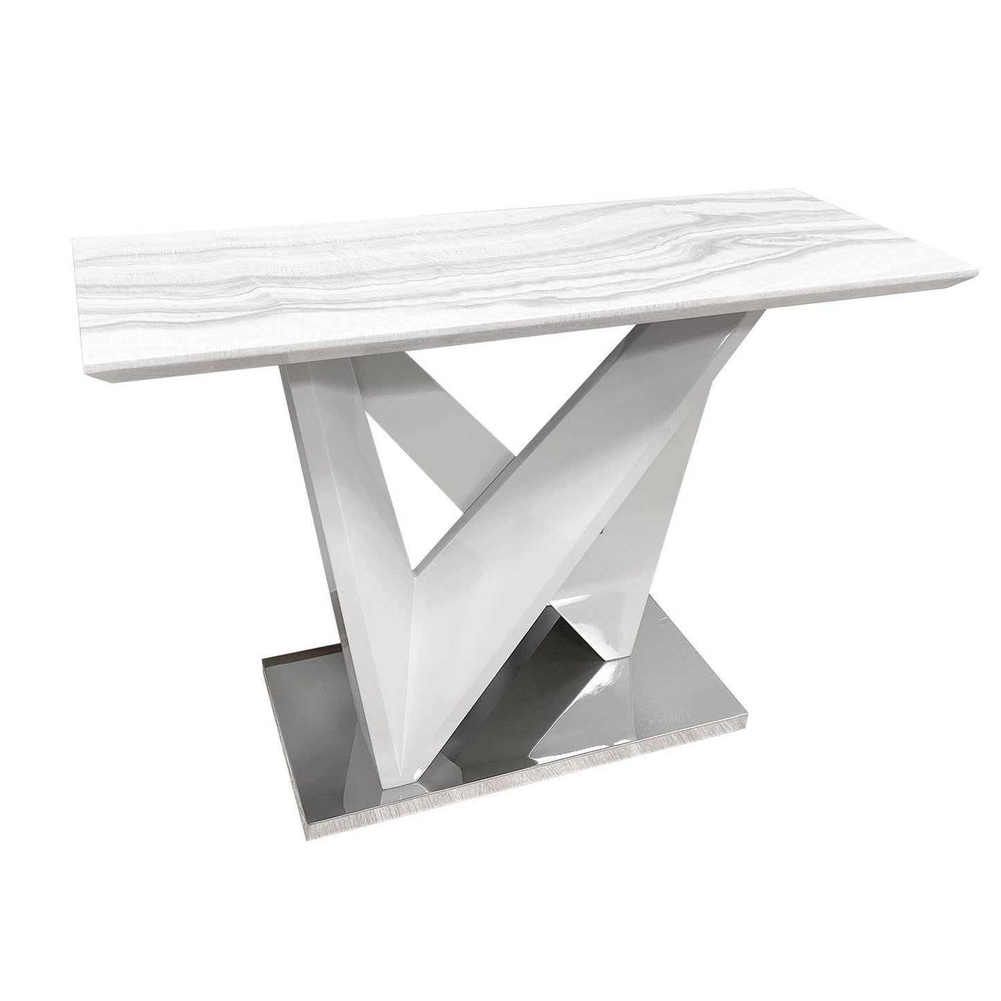 T-511 BOSTON Marble Like Top Console Table