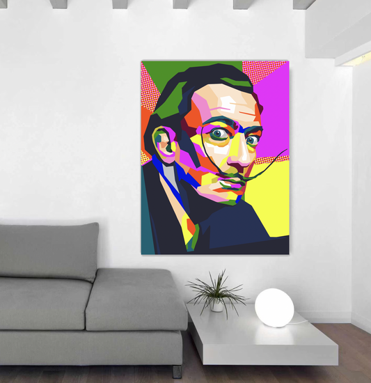 SALVADOR Dali Pop Art Modern Acrylic Wall Art