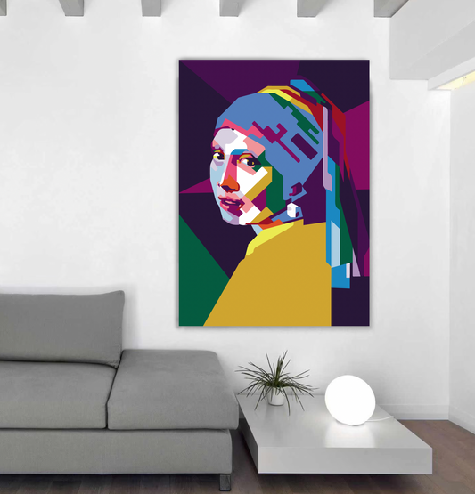 DAME Radiant Girl Pop Art Modern Acrylic Wall Art