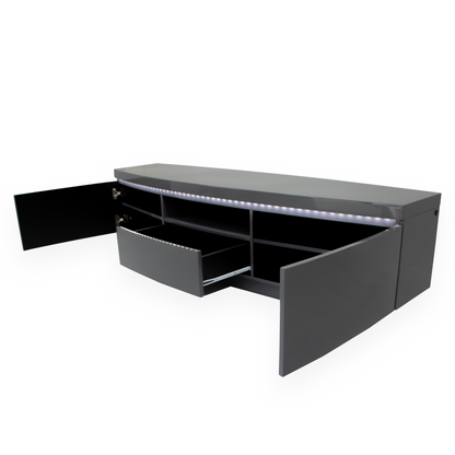 MILAN Tv Stand Glossy Grey