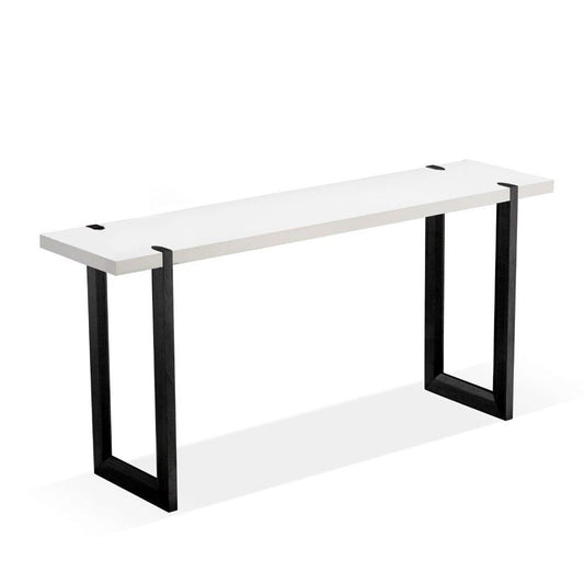 ROME Black and White Console Table