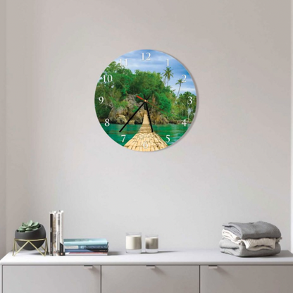 QUIN Playa Puente Acrylic Wall Clock