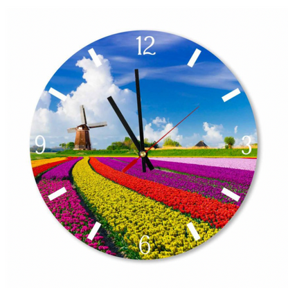 SEREN Tulips Acrylic Wall Clock