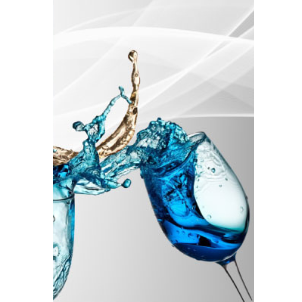 VINO Wine Splashing Modern Acrylic Wall Art