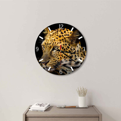 BRET Leopard Acrylic Wall Clock