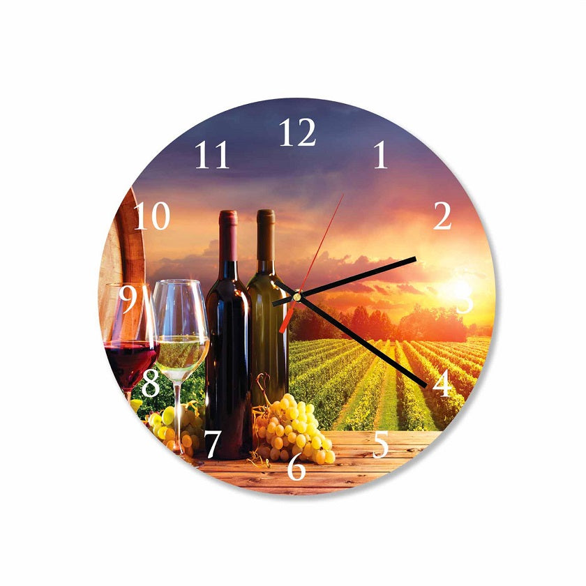 NOVA Vineyard Acrylic Wall Clock