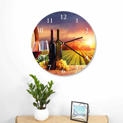 NOVA Vineyard Acrylic Wall Clock