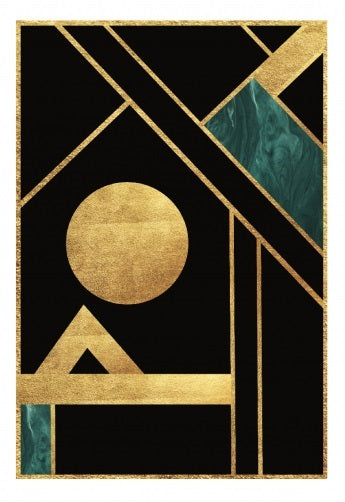 PALC-69 ARES Abstract Geometric Acrylic Mirror Prints
