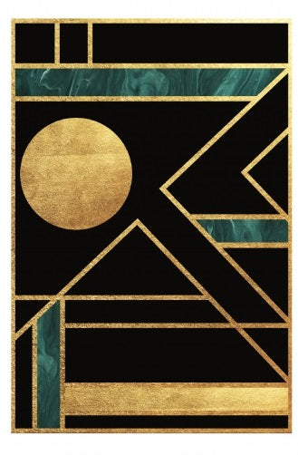 PALC-69 ARES Abstract Geometric Acrylic Mirror Prints