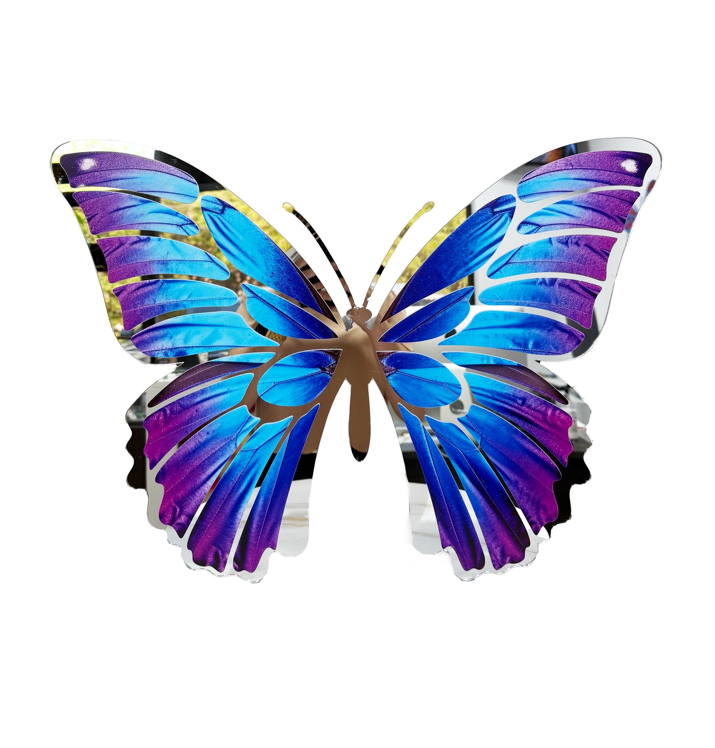 B-10 BUTTERFLY MIRROR DECOR