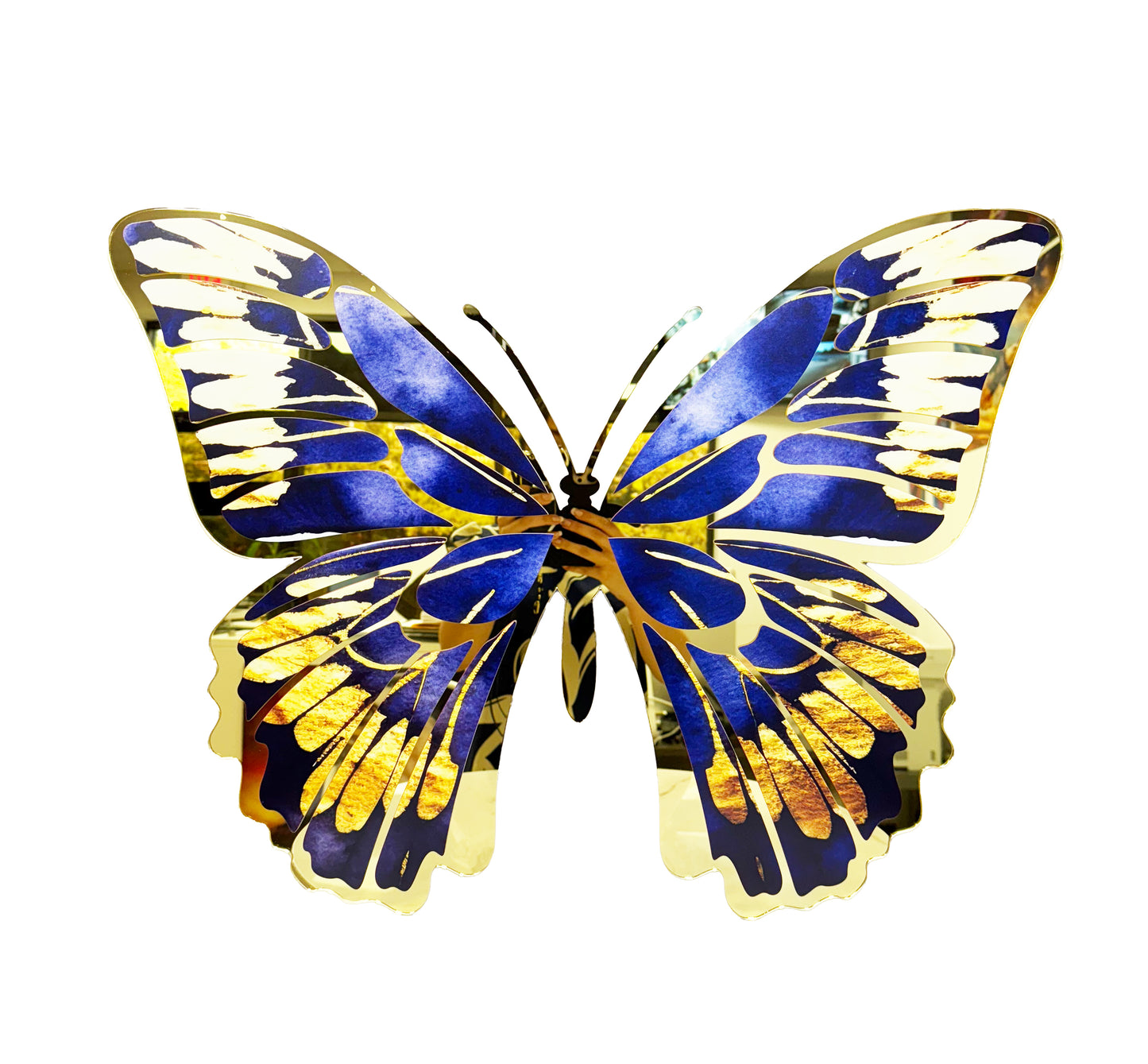 B-10 BUTTERFLY MIRROR DECOR