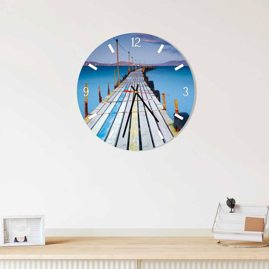 BALI Bridge Acrylic Wall Clock