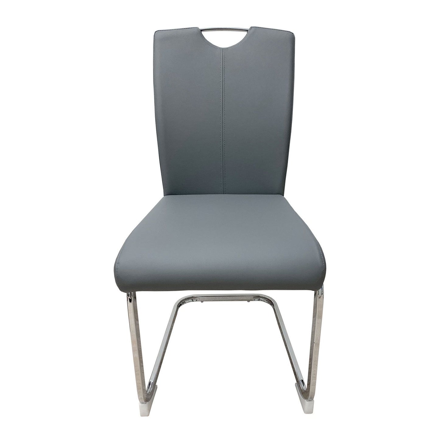 SALEM Grey Dining Chair With Top Handle