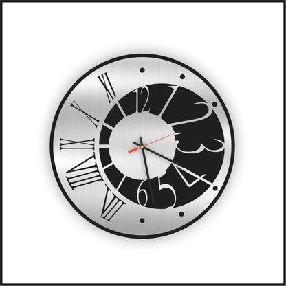 CORIX Duo Acrylic Mirror Art Wall Clock