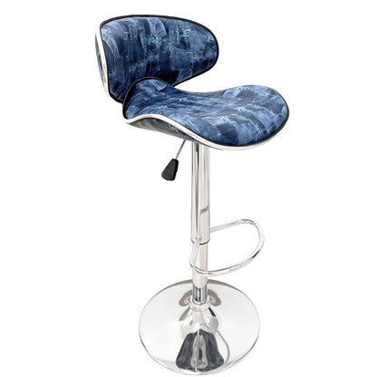 ALAN Adjustable Barstool Blue Jean