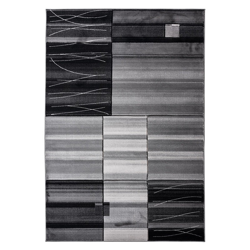 GRGM16 JADEN Grey Black Beige Polypropylene Area Rug