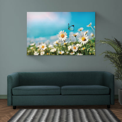 CHAMOMILE Delicate Floral Modern Acrylic Wall Art