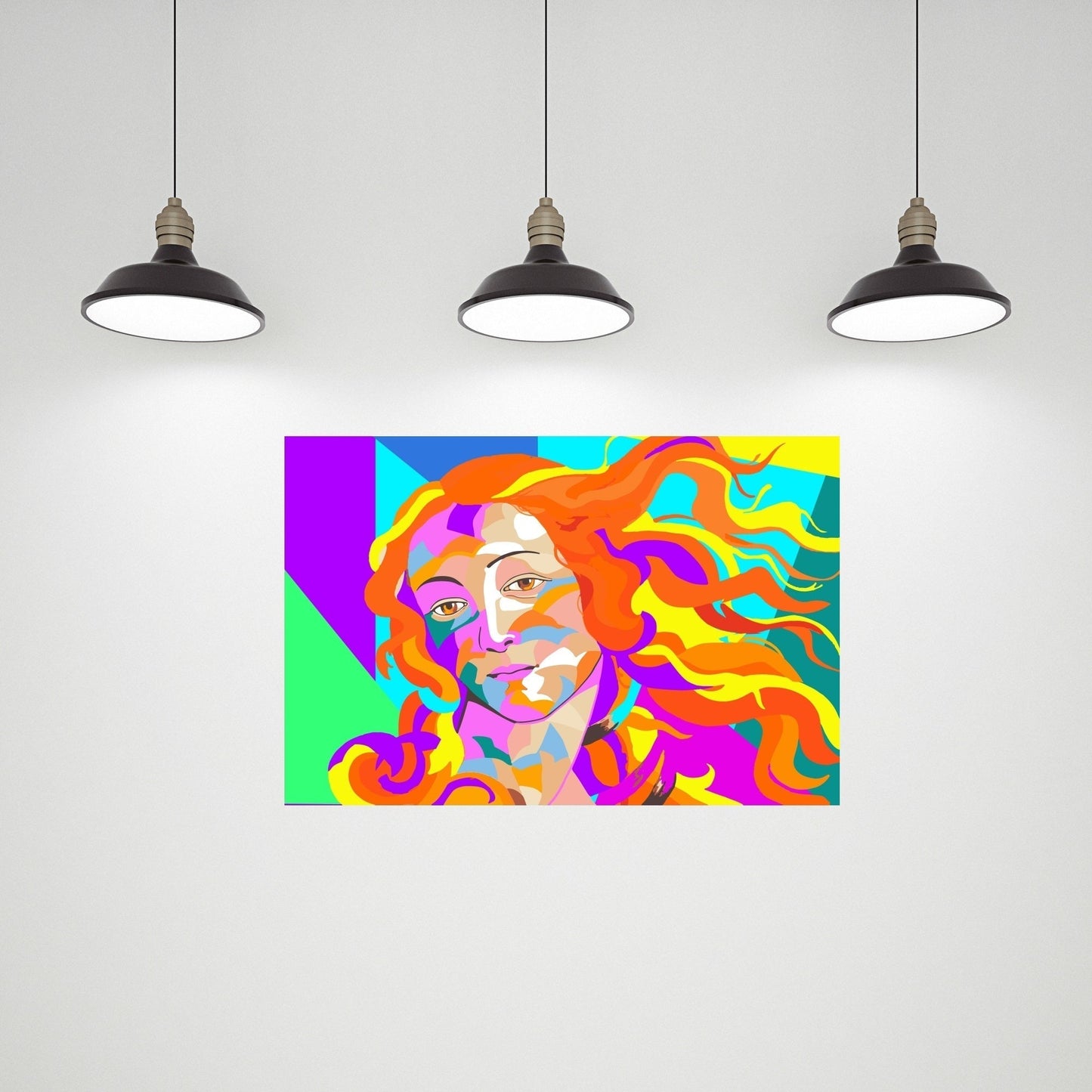 APHRODITE Birth of Venus Pop Modern Wall Art TG