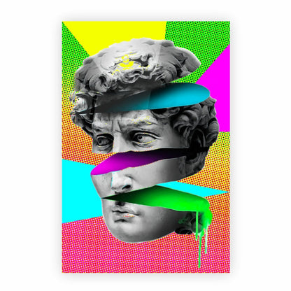 DAVID Sliced Michelangelo Modern Wall Art TG