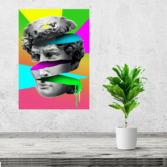 DAVID Sliced Michelangelo Modern Acrylic Wall Art