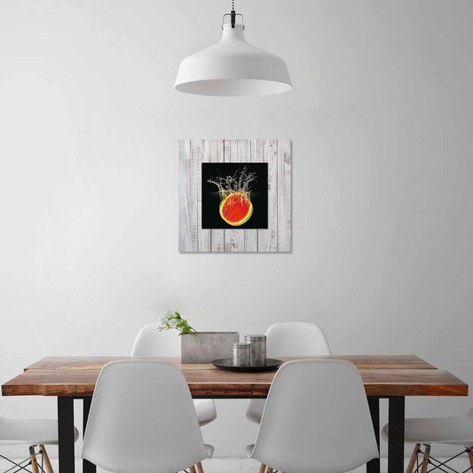 LYTOR Watermelon with Background Miniature Fine Wall Art TG