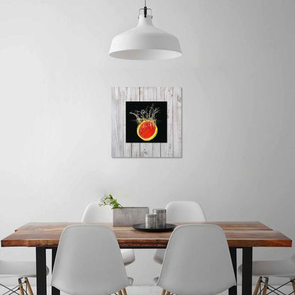 LYTOR Watermelon with Background Fine Acrylic Wall Art