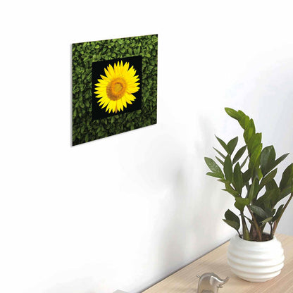 XAROX Sunflower with Background Fine Acrylic Wall Art