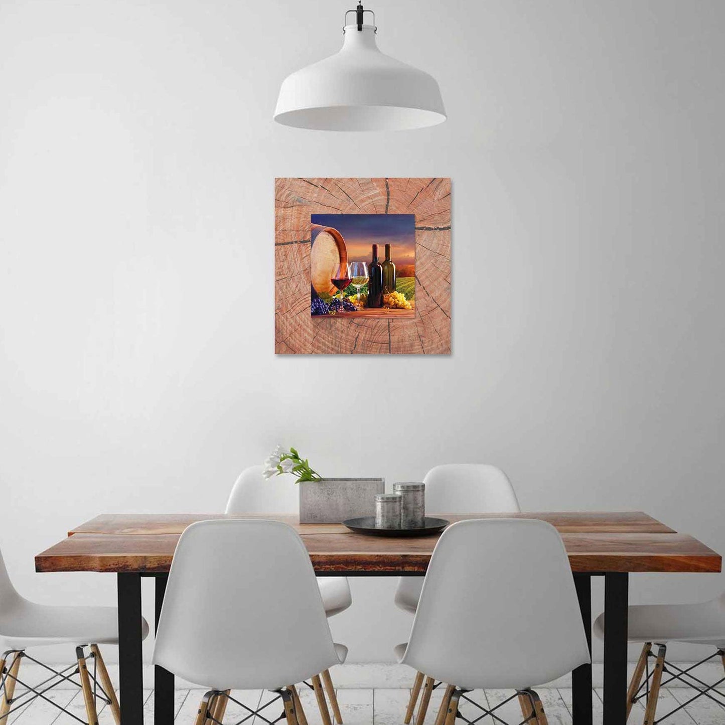 TREXO Vineyard with Background Miniature Fine Wall Art TG