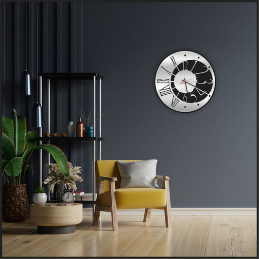 CORIX Duo Acrylic Mirror Art Wall Clock