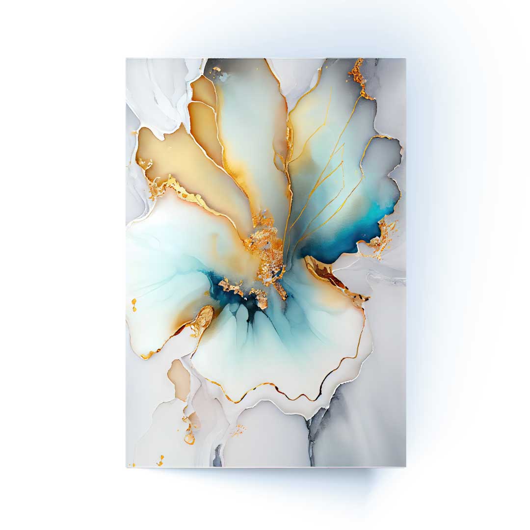 RYCON Colorful Hibiscus Modern Acrylic Wall Art