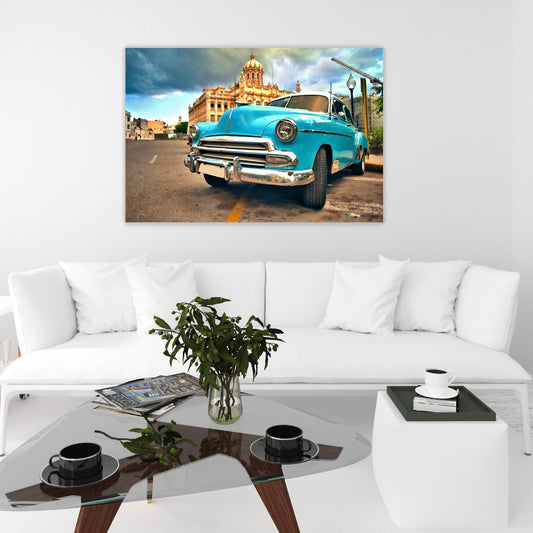 HAVANA Vintage American Car Modern Wall Art TG