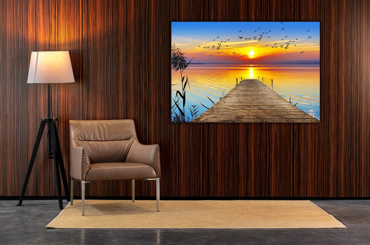 AURORA Radiant Dawn's Vibrant Modern Wall Art TG